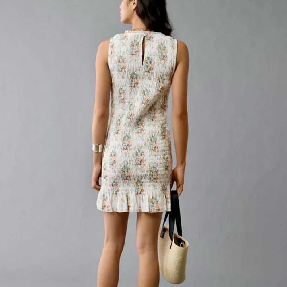 🌿American Eagle Outfitters Ditzy Floral Brunch Sleeveless Mini Dress 100% Cotton